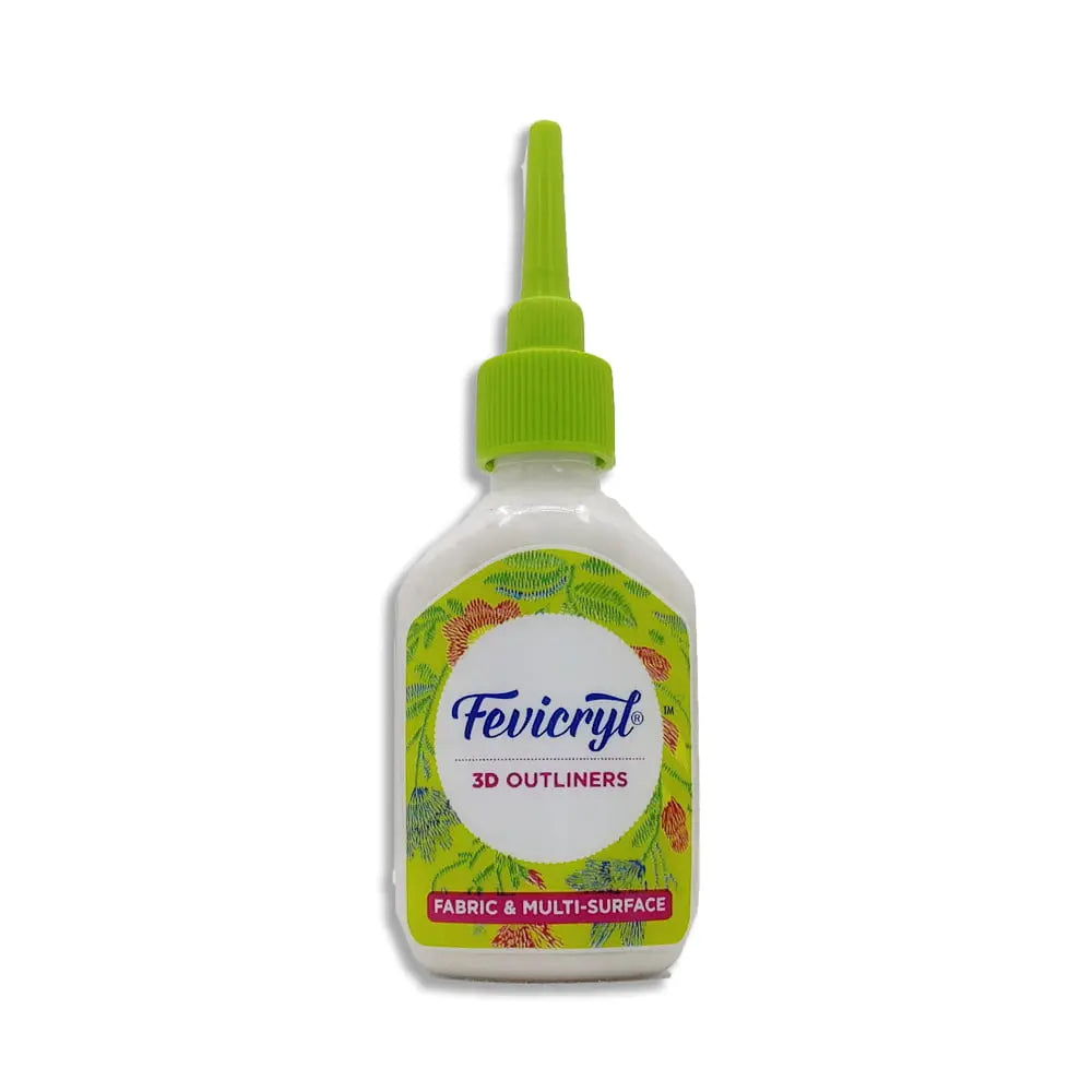 Pidilite Fevicryl 3D Outliners Fabric & Multi-Surface (Loose Colours) Pidilite